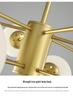 Nordic Modern Chandelier - Elegant, Atmospheric Lighting for Living Rooms, Bedrooms, or Dining Areas