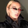 Streetwear Trending Eyewear Fire Flame Rimless Wave Sun Glasses Fashion Sunglasses