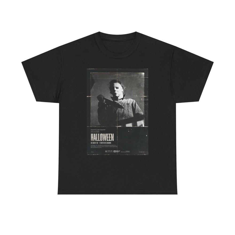 Halloween Poster Mike Myers Graphic T Shirt Unisex BRAND NEW Cotton Tee Unisex T-Shirt M
