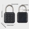6 Digit Waterproof Code Padlock Combination Lock Keyless Unlock AntiTheft Padlock for School Locker Gym Locker