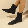 Inner height-increasing suede pointed short boots for women 2025 autumn and winter new women's boots Korean version thin boots fashion boots for women