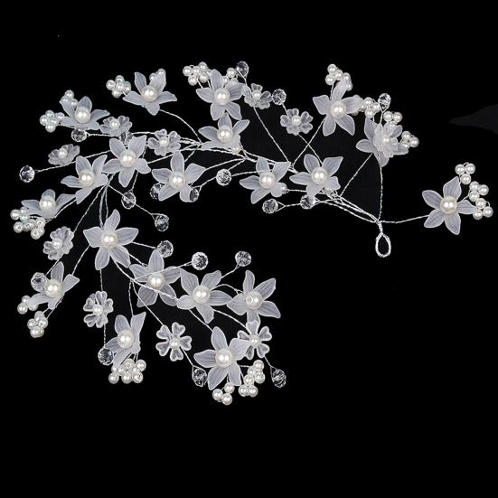 Hair Pins Flower Durable Plastic Flower Bride Wedding Headdress for Wedding