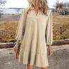 Women's Fashionable Loose V-neck Dress