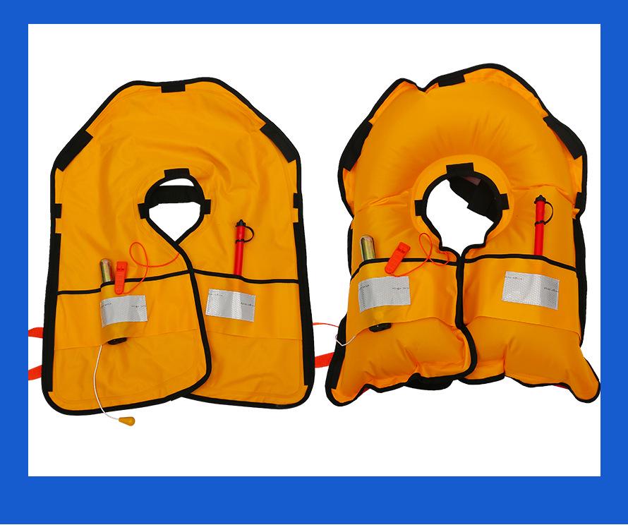 Inflatable Lightweight Adult Fishing Life Jacket with High Buoyancy for Boating, Portable and Automatic CCS Model