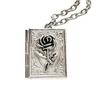 Dainty Book Locket Necklace Unique Pendant Collarbone Chain Sweater Chain Charm Vintage Neckchains Jewelry Accessory