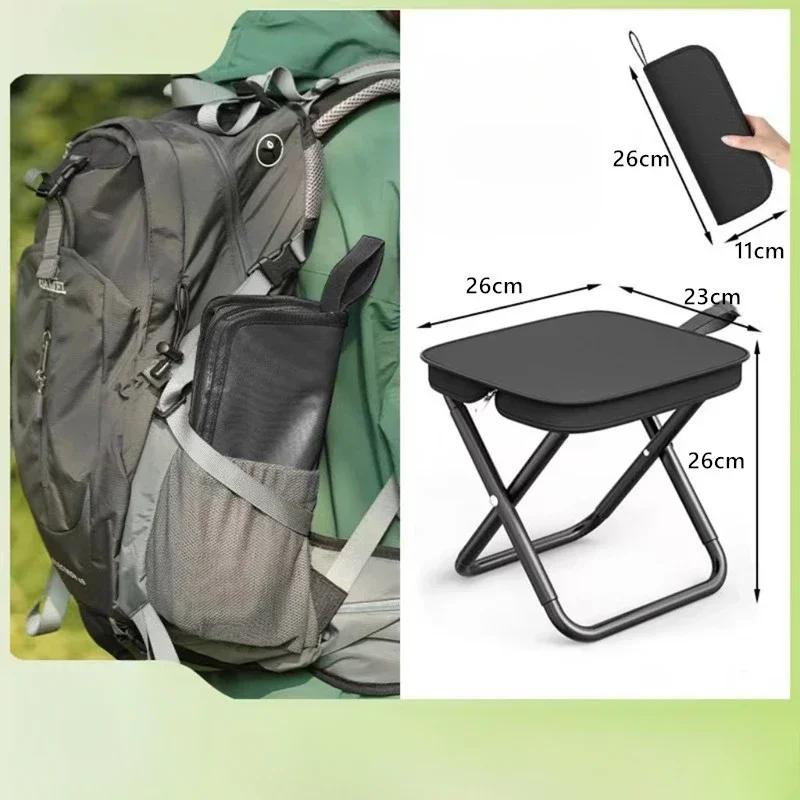 Outdoor Fishing Folding Travel Chair, Suitable for Beaches, Picnics, Camping, Hiking, Portable Stool