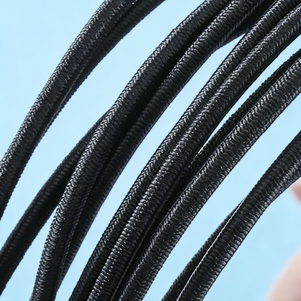 5 Stück 100 cm Länge Strapazierfähige Bungee-Seile mit Haken, Verstellbare Elastische Spanngurte, Langlebige Spannbänder für den Heimgebrauch