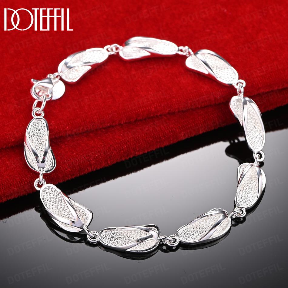 Bracelet Géométrique en Argent Sterling 925 Cadeau Mariage Bijoux de Mode