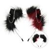 Faux Furs Animal Ear Headdress for Cosplay Anime Parties Adjustable Shape Headwear