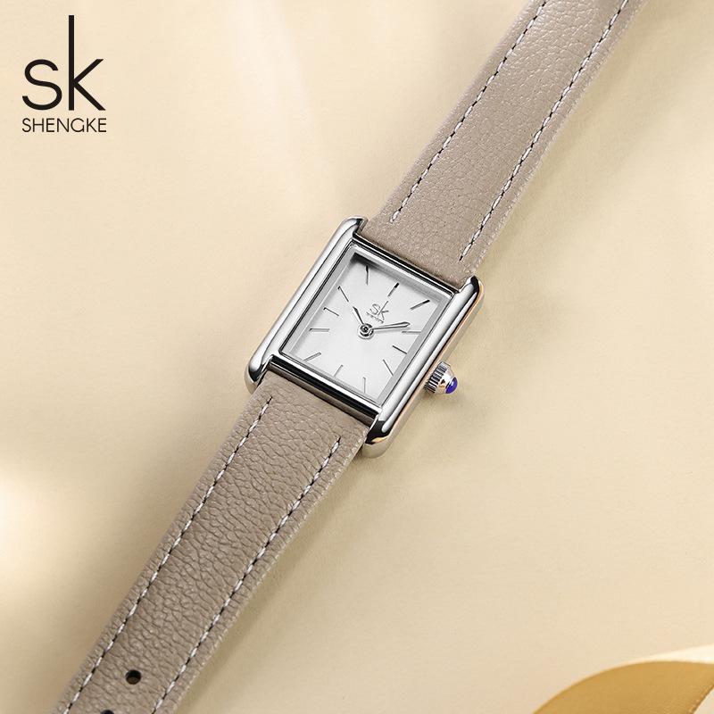 Watch Women'S Square Premium Watch Waterproof Simple Student Fashion Temperament Belt Women'S Watch 0214