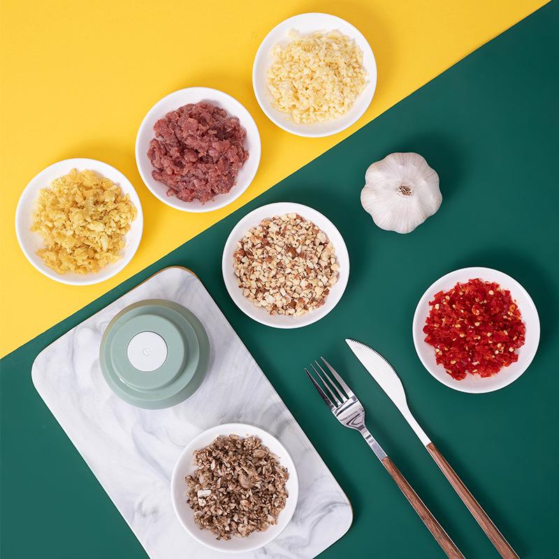 Beiling Electric Garlic Chopper: Home Pull-Cut Mincer and Masher.