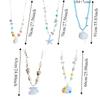 Pearl Shell Starfish Necklace Summer Sea Series Starfish Beach Neck Chain  Daily