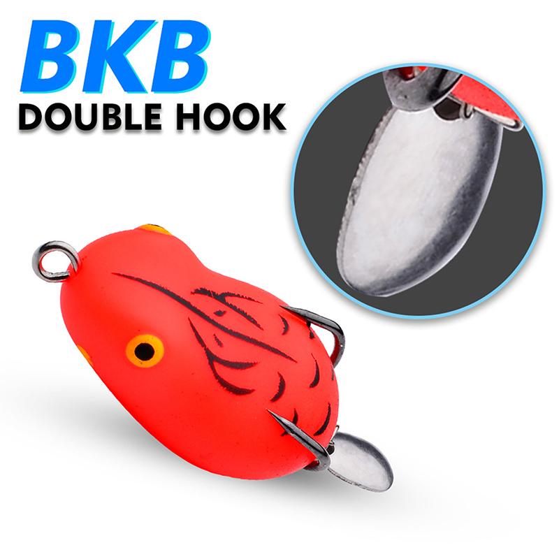 2Pcs 7G 4.5Cm Mini Thunder Frog Roadbait Simulation Roadbait Soft Roadbait Black Fish Bait Modified Thunder Frog Soft Bait