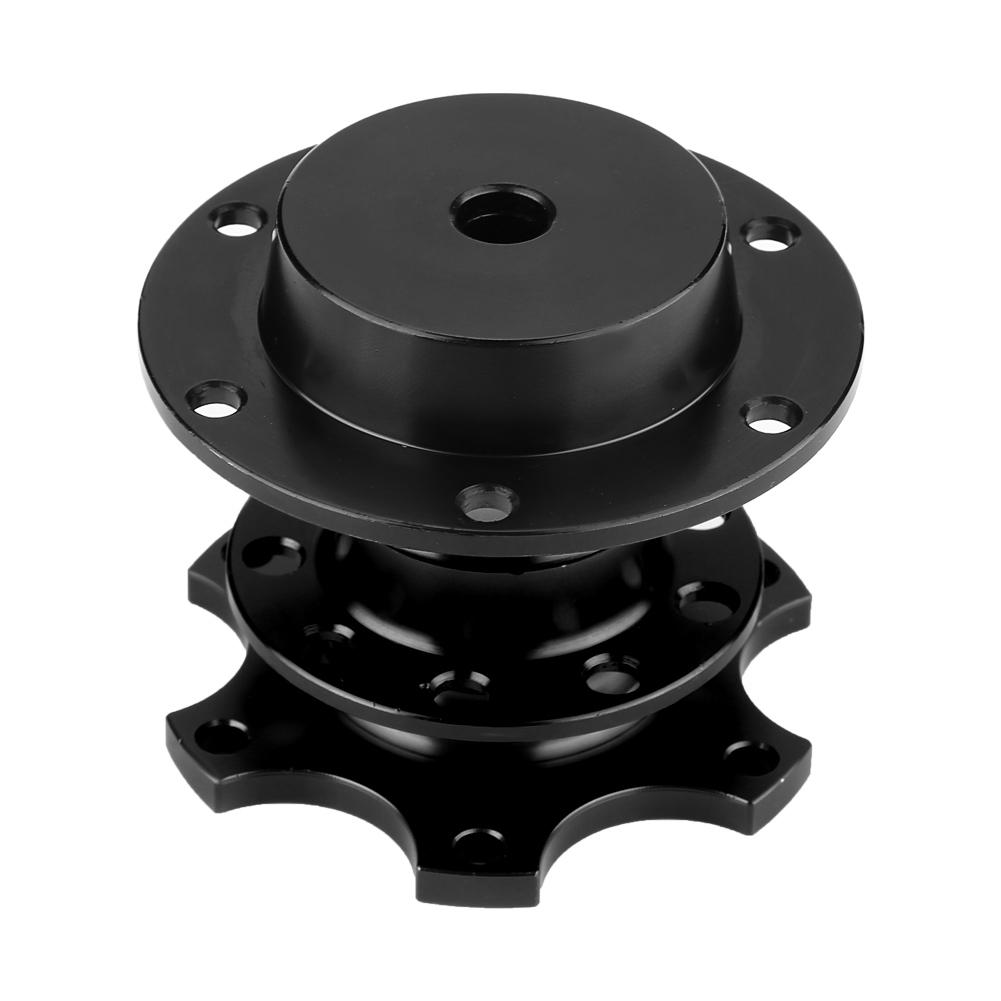 Car Steering Wheel Hub Quick Release Adapter Snap Off Kit with Screws