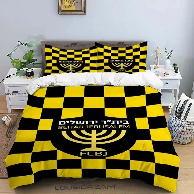 

Beitar Jerusalem Fc Bedding Set For Bedroom Soft Modern Bedspreads Comefortable Kids Duvet Cover Quilt Cover And Pillowcase 70x133cm 3pcs