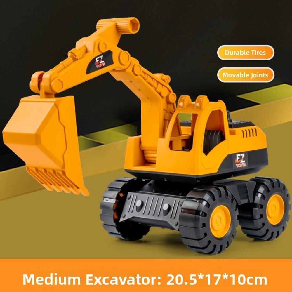 Kids Childrens Toys Toys Inertial Sliding Digger Plastic Forklift Inertia Vehicles Small Excavator 3 Styles Construction Excavator