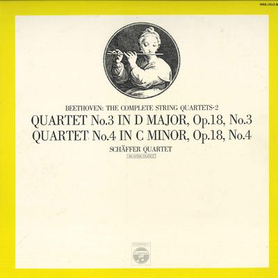 LP Record SCHAFFER QUARTET - Beethoven: String Quartet No. 3 / N HRS1512MU COLUMBIA Japan Classical Used