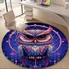 1PC Dreamcatcher Owl Office Round Area Rug, Indoor Mat Suitable ForOffice, Under Office Chairs Bedroom Living Room Home Decor, Room Deco, D139