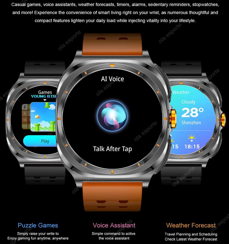 2025 New Smart Watch TWS Headset 2 In 1 AMOLED Wireless Headset Bluetooth Call Outdoor Sport Music Health Monitor Smartwatch Men