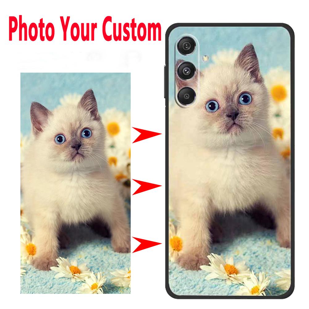 Customized DIY Soft Silicone Personalized Phone Case For Samsung M34 5G Case M54 M14 A54 A34 A24 F54 A14 A53 A33 A23 Galaxy A13