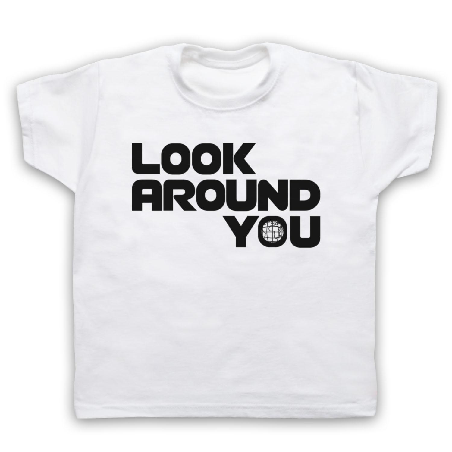 LOOK AROUND YOU LOGO SCIENCE TV PARODY COMEDY POPPER KIDS CHILDS T-shirt 150
