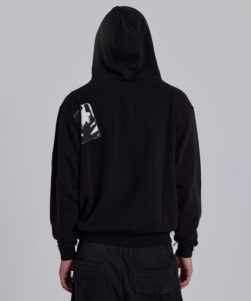 (U) Black Devoted Patch Hoodie