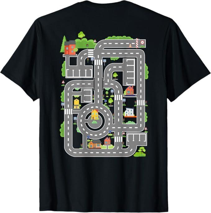 

Play Cars On Dad s Back Shirt Funny Kids and Fathers Play T-Shirt S