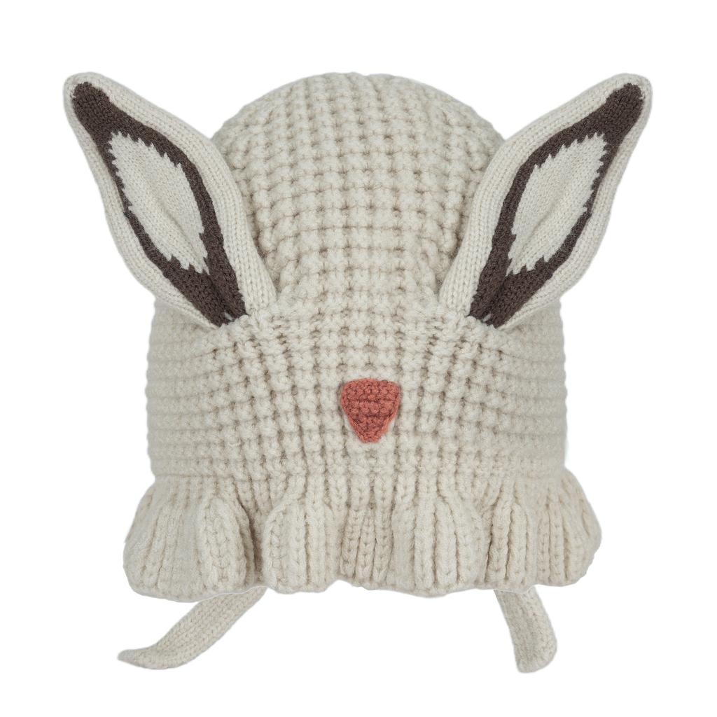 Ready to Ship Cute Funny Cotton Handmade Hat Kids Fall Winter Cartoon Woolen Hat Personality Knitted Pullover Hat