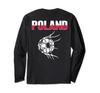 Poland Soccer Ball, Net Goal Support, Poland Soccer Team Long Sleeve T-Shirt