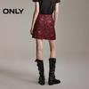 ONLY 2026 Spring Sequin A-Line Slit Mini Skirt