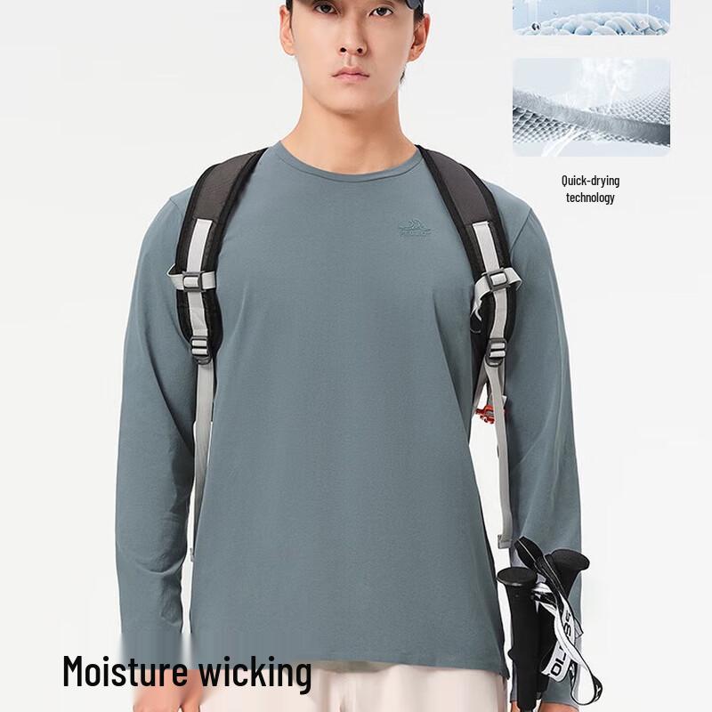 Pelliot Men s Long Sleeve Quick Dry Hiking T-Shirt L