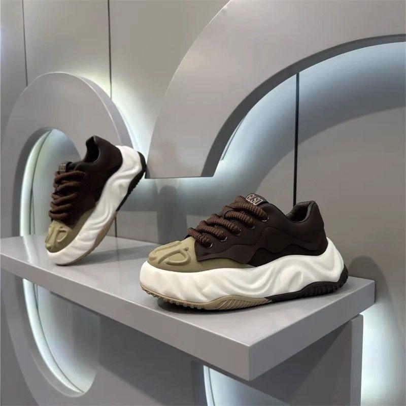 Men's Shoes Fashion Height Increasing Versatile Sports Shoes Men's Street Style Personalized Casual Thick Soled Board Shoes