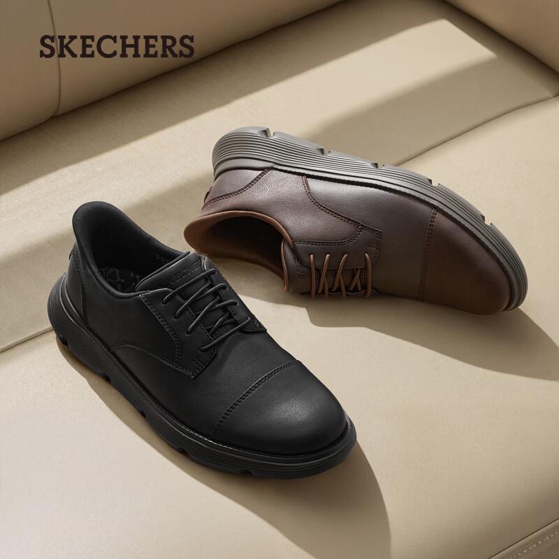 Skechers Men's 205310 Slip-On Comfort Leather Shoes