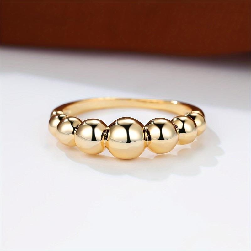Yun Miao Classic Beaded Women's Fashion Ring