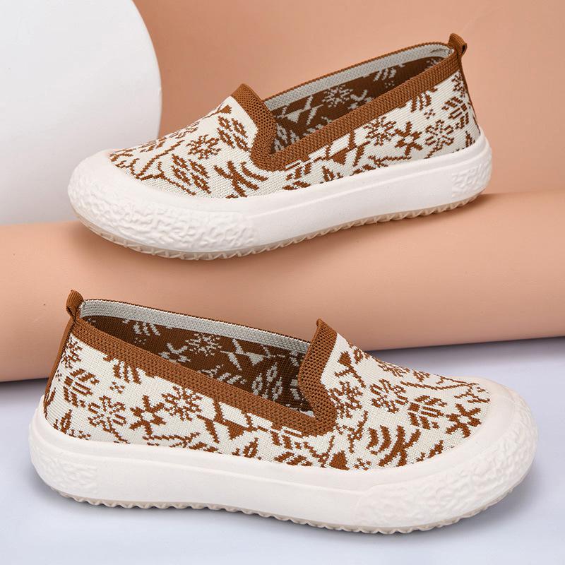 Shoes Women's 2025 Spring and Autumn Thin Xiaoxiangfeng Fisherman Shoes One Pedal Casual Mom Shoes Breathable Platform Sneakers