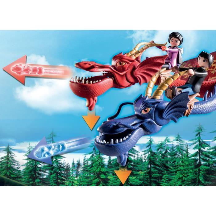 PLAYMOBIL 71080 Dragons WuWei &amp; Jun, Jouet pour Enfant, 2 personnages et accessoires, Dragons Nine Realms