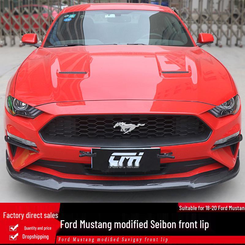 18-23 Mustang Cervini's Carbon Fiber Front Lip & Body Kit