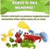 Конструктор магнитный Malblo Динозавры, 62010 деталей