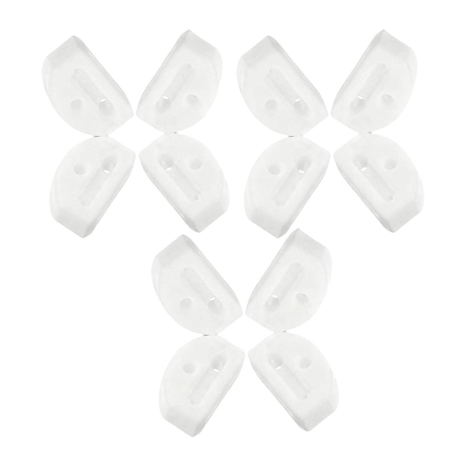12Pcs Guitar String Fasteners, 3 Hole Bridge Beads for Ukulele, Classical Guitar, Acoustic Guitar