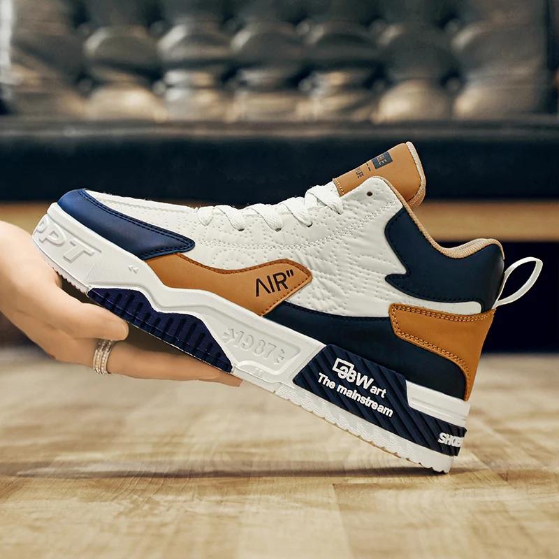 High Top Sneakers Herren Rutschfeste Schuhe Flache Atmungsaktive Lässige Mode Student Laufschuhe Basketball Air Force Zapatos