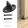 Classic Black Adjustable Barn Door Guide Barn Door Floor Guide