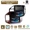 Car Radio Multimedia MP5 Player Head Unit Stereo GPS Navigation BT For Mitsubishi Pajero 3 2000-2006
