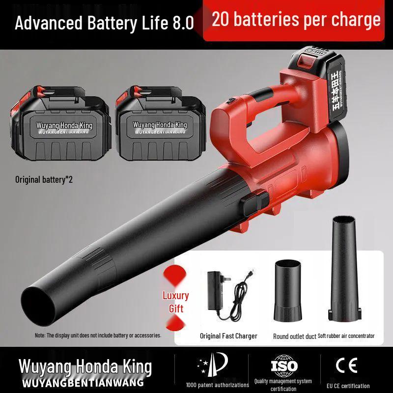 Kabelloser Hochleistungs-Akku-Haar- und Staubtrockner mit Lithium-Akku