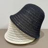Hollow Breathable Bucket Hat Bucket Hat Thin Basin Hat Women's Foldable