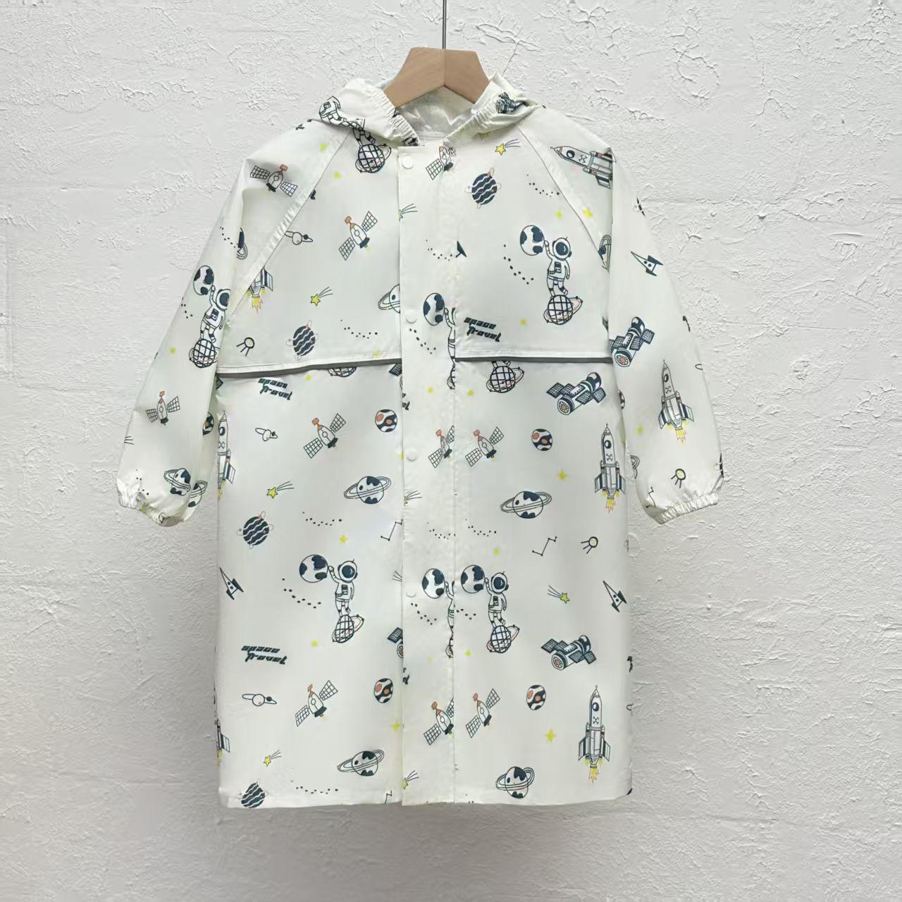 Children s Full-Body Waterproof Rain Cape – Thickened One-Piece for Boys & Girls M