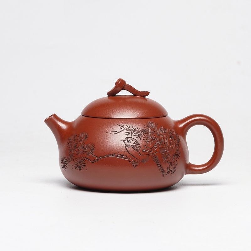 

190ml Authentic Yixing Purple Clay Teapots Handmade Wen Dan Pot Raw Ore Dahongpao Mud Tea Maker Kettle Chinese Zisha Tea Set Tea