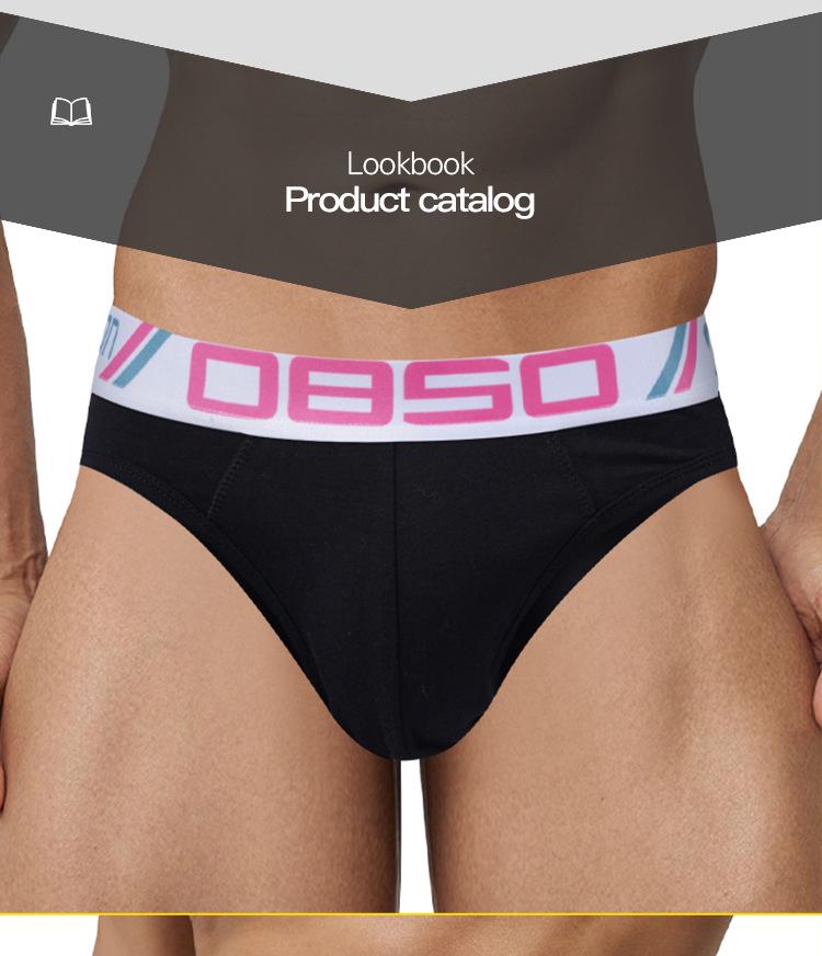 Sexy Men's Butt-Lifting Cotton Briefs - Low Elasticity Double Layer Crotch (0850).