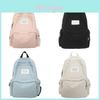 Nylon School Backpack With Breathable Air Cushion Straps For College Students