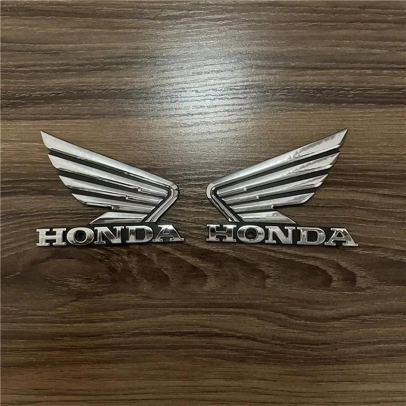 

motorbike decal brand Badge Emblem wind moto stickers for honda dio CBR VFR fuel tank sticker motorcycle accessories car style срібний
