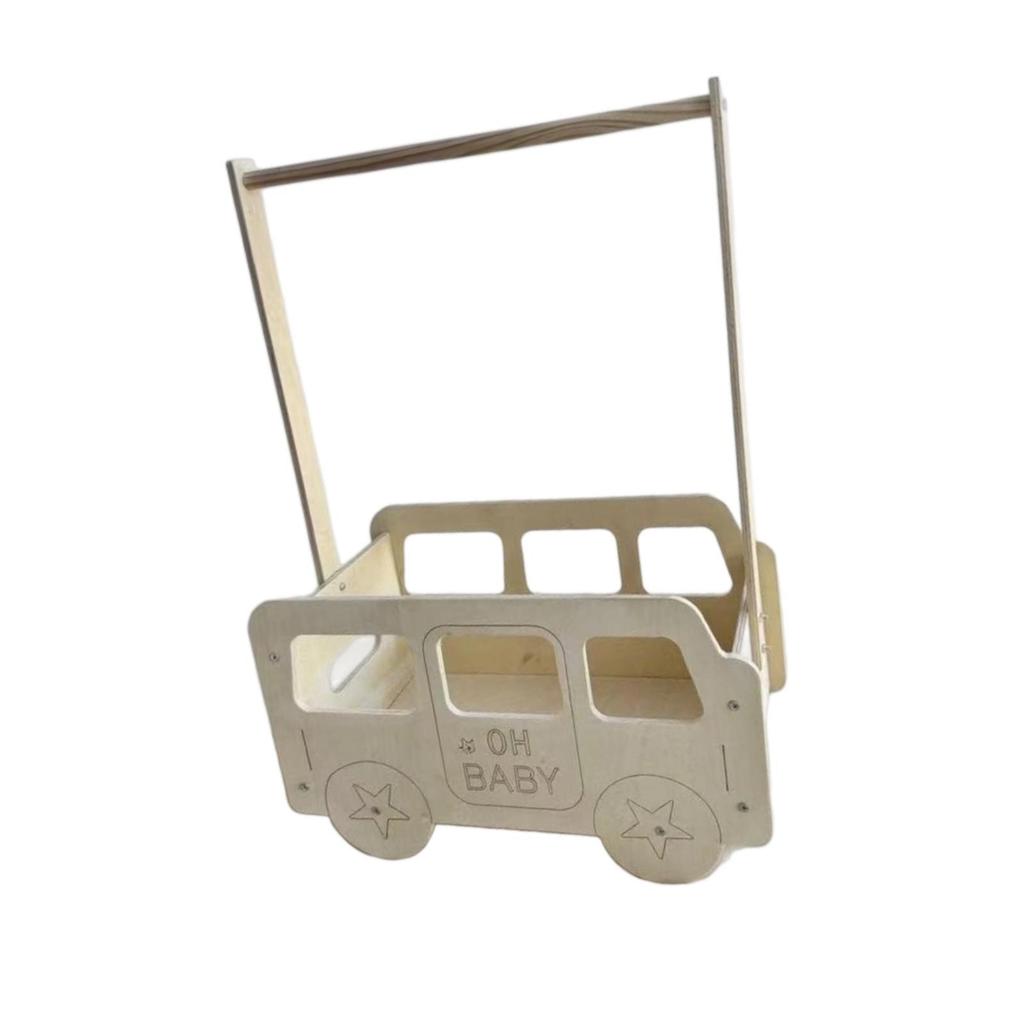 Pet Clothing Rack Pets Toy Storage Basket Stable Multifunctional Freestanding Dog Wardrobe